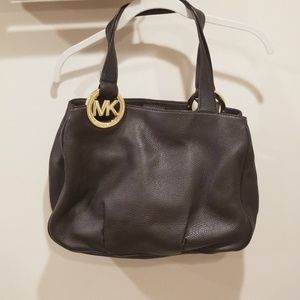 Michael Kors brown leather bag